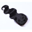 Favor 4x4 Body Wave Lace Closure Unprocessed Human Hair Closures Natural Color Top Closure Piece