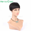 Short Pixie Wig Human Hair None Lace Brazilian Hair Straight Glueless Lace Front Human Hair Wigs For Black Women Lace Wigs