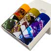 Hong Kong shoes men&39s underwear ice silk in the waist breathable movement U convex flat underwear multi-color three gift box XXXL