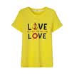 Semir T-shirt short-sleeved T-shirt female round neck shirt embroidery printing students 12216000011 light gray l