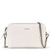 Yan Man INMAN first layer of leather handbags fashion wild Messenger bag simple fashion ladies hand bag small chain bag 6872030038 ivory white