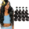 4Bundles Body Wave Virgin Human Hair Indian Body Wave Hair Waves Extensions Deal Natural Color 8-28 inch Mixed Length
