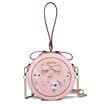JUST STAR bag JUST STAR bag female fashion small round bag bag handbag trend of women&39s bag shoulder bag Korean Messenger bag wave 268 pink