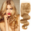 Honey Blonde Brazilian Body Wave Closure 27 Virgin Brazilian Lace Closure Piece Free Part Closure