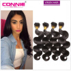 5A Mink Peruvian Body Wave 4 Bundles Unprocessed Virgin Hair Connie Hair Products Peruvian Human Hair Extensions Weaves Bundles