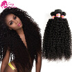 Sassy Girl Peruvian Kinky Curly Virgin Hair 4 Bundles Curly Weave Human Hair Extensions Cheap Curly Virgin Hair Bundle Deals