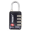 Ritz-Carlton RST-141 4 go abroad TSA Customs think of key travel trolley box password lock gym backpack door lock padlock black