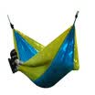 Shengyuan shengyuan outdoor hammock double casual indoor swing umbrella cloth light anti-tear to send tie rope 270 140 blue&yellow