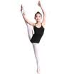 Yi Xilin YIXLW children&39s dance dress Latin dance practice uniforms harness ballet Siamese clothing 150cm black great Fei Li Xi series