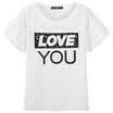 Somer Semir summer ladies T-shirt round neck lace embroidery letters were thin 12216000213 bleached L