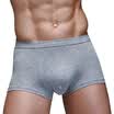 Han shop hanshop men&39s underwear cotton male U convex sexy basic paragraph four-pointed belts soft breathable angle underwear HS01 black&gray mixed color 2 installed L