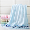 Chinese knot ZHONGGUOJIE Towel home textiles bamboo fiber soft&smooth suction large bath towel blue 380g Article 70X140