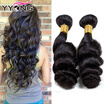 Grade 8A Unprocessed Virgin Hair 4 Bundles YYONG Hair Company Peruvian Loose Wave Peruvian Virgin Hair Loose Wave Free Shipping