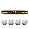 Iron general steelmate car reversing radar front 4 probe general models - silver