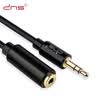 And macro D & S DNS2010 AUX handsfree call car audio line car with 35mm male to female headphones audio box line male to female 1 m black