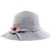 Korean shop hanshop sun hat female summer outdoor hat hat sun hat lady lovely folding beach hat HSM26 light gray 57CM adjustable