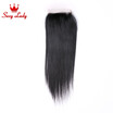 Unprocessed Virgin Brazilian Hair Closure Straight Lace Closure Cheap Closures With Free Shipping Human Hair Lace Closure Hot