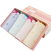 Red beans hongdou ladies underwear soft cotton color stripes printed in the waist sexy girls underwear 4 gift box 16080