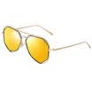 Parsons PARZIN polarized sunglasses goddess Song Jia with large frame face face polarized yurt mirror 8119 gold frame reflective film orange film