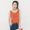 VIVAHEART Bunny Vest Round Collar Shirt Long Sleeve T-Shirt VWTD172439 Orange