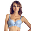 City beauty adjustable bra 34 cup sexy lace gather small bra underwear 090520 blue 75A