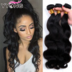 3 Bundles Indian Virgin Hair Body Wave 8-28 Unprocessed Human Hair Weaves YYONG Hair Products 100 Human Hair Free Shipping