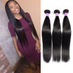 7A Unprocessed Brazilian Virgin Hair 1Pcs Straight Hair Natural Black Mink Brazilian Straight One Bundle Human Hair Extensions