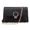 TUCANO trendy ladies bag simple casual shoulder Messenger bag small package lock clamshell WBK0821A-89B0 black