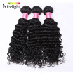 4 Bundles Nicelight Hair Deep Wave Brazilian Virgin Hair 7A Unprocessed Virgin Deep Curly Brazilian Hair Tissage Bresilienne Lots