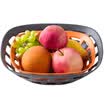 COECO bamboo fiber drain basket kitchen dish blue fruit basket