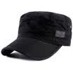 Jingdong Supermarket Han shop hanshop hat men&women flat top hat outdoor four seasons solid color British leisure cap shade shade cap HSM22 black uniform