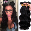 Indian Virgin Hair Body Wave 3PcsLot Unprocessed Good Indian Hair Body Wave Bundles YYONG Hair Products 100 Human Hair Bundles