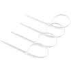 Sheng Sheng shengwei NL-3010B self-locking nylon cable tie 4 200 white environmental protection 100 fixed plastic buckle bundle tie line