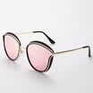 Blue Bluekiki polarized sunglasses female sunglasses color film fashion large frame polarized driving mirror 6066 black box black gray