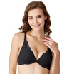 Urban beauty female bra sexy deep V gather adjustment fashion comfortable underwear 2B7108 black 70B