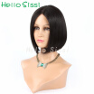 Glueless Full Human Hair Bob Wigs Black Women Brazilian Virgin Real Hair Straight Short Bob Lace Front Bob Cut Wigs