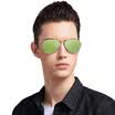 INTERIGHT sunglasses female models men&39s classic toad polarizer couple models retro sunglasses fashion driving glasses C1 black box Hyun gold&silver