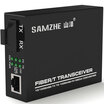 Shanze SAMZHE SZ-F2300T 100M fiber optic transceivers single-mode dual-fiber carrier-class converter SC interface receiver side of the external power supply 25KM single