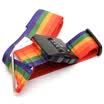 40000 kilometer out of the trunk luggage with a band with a tsa password lock luggage with customs crossed with SW3106 rainbow color