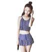 YMS Womens Push-up Printing Tankini Swimwear Bikini Set 2 Pieces