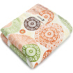 Sanli facecloth towel 34 × 76cm Bohemian style gauze cotton bamboo fiber AB version orange&green