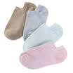Red bean socks boat socks female 2017 spring&summer new casual cotton socks fashion Maka Long breathable stealth socks H7W102 four pairs of uniforms