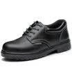 Old steward LAOGUANJIA LG-005 labor insurance shoes male anti-smashing anti-skid work shoes black 43 yards