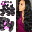 Unprocessed Virgin Indian Hair Weft Indian Virgin Hair Body Wave 3 Pcs Lot Human Hair Weave Wavy Indian Remy Hair Weft Extensions