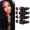 YS HAIR Unprocessed Malaysia Virgin Hair Loose Wave 8 to 30 Inch Hot Sell Malaysia Virgin Hair Loose Wave Human Hair Extensions 4P