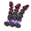 Burgundy Ombre Hair Loose Wave Rosa Hair Products Malaysian Loose Wave 4 Bundles Two Tone 1b Burgundy Ombre Red Weave Hair