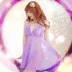 Private socks sigui adult sexy lingerie woman temptation Ms sexy lace harness open pants transparent pajamas small snowflakes night gown 0099