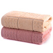 Mattress LOFTEX exports of European&American products pure cotton plain towel plain weak twist soft water ancient&modern towels with two powder yellow 90g Article 33 70cm