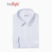 INTERIGHT upgrade free iron business men long sleeve shirt blue check mark 39 yards