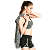 Qu Mu sports shock three-piece underwear gather bra comfortable shorts casual shirt sports yoga suit QM7627-1 black M